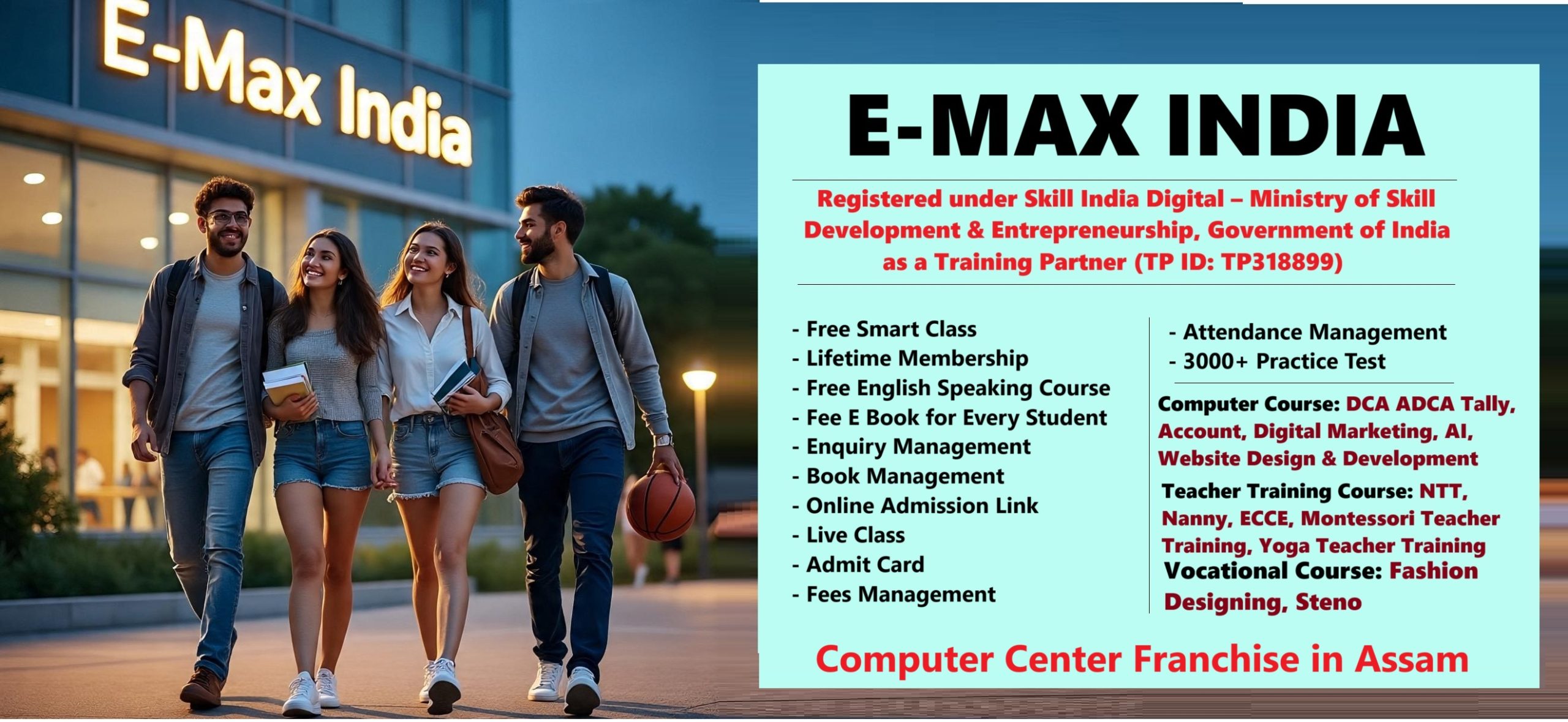 Computer Center Franchise in Assam